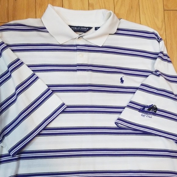 Polo Ralph Lauren Golf Striped Polo Shirt XL - Picture 2 of 7